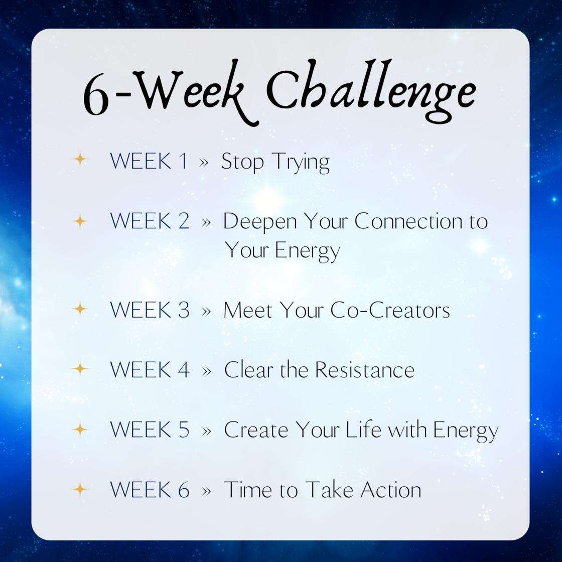 EBA 6-Week Challenge