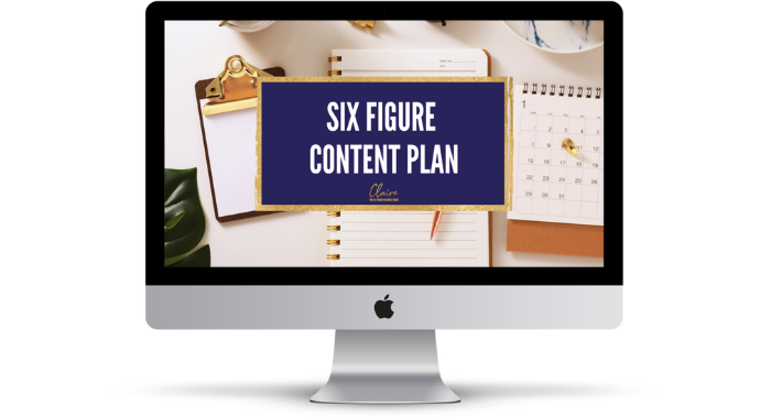 Six Figure Content Plan