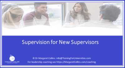 Supervision for New Supervisors