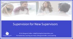 Supervision for New Supervisors