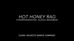 Show E Hot Honey Rag
