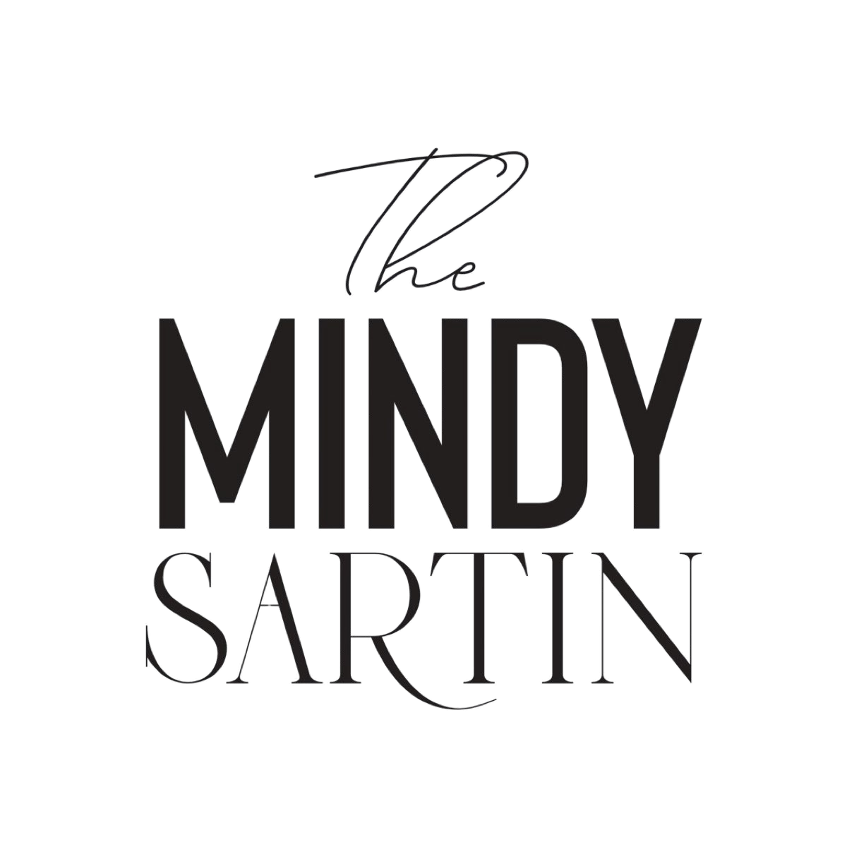 The Mindy Sartin logo