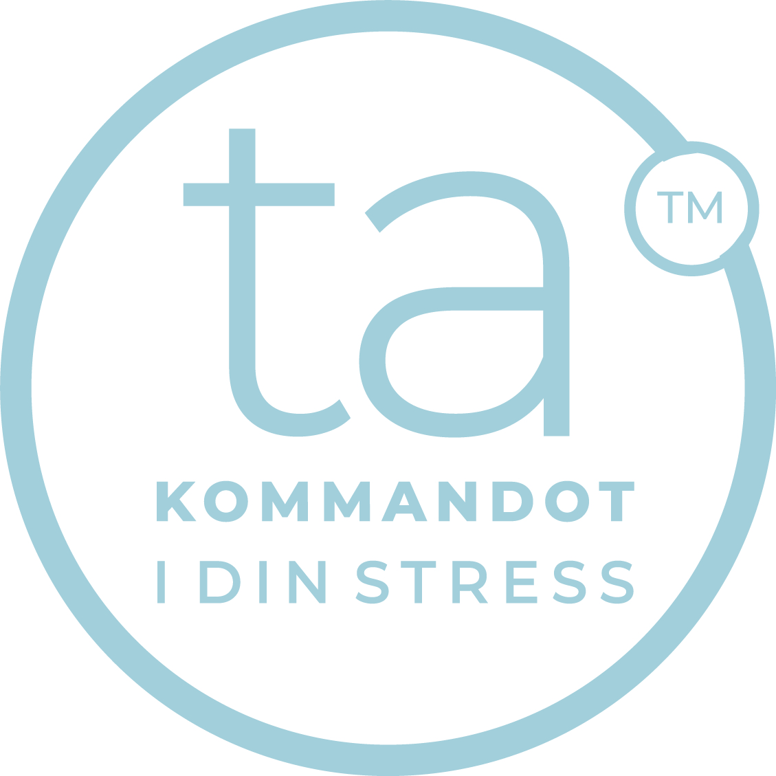 Ta kommandot i Din stress logo