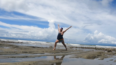 A short beach practice