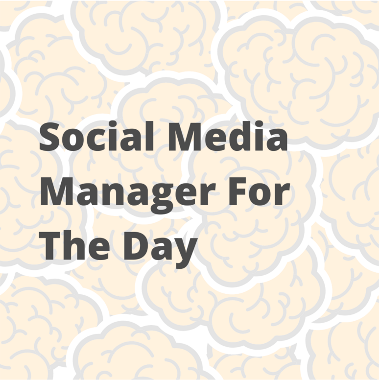 Social Media Manager For The Day