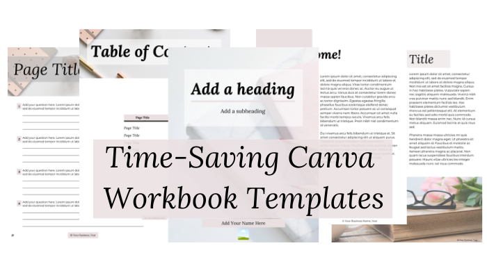 Time-Saving Canva Workbook Template
