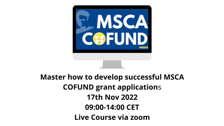 MSCA COFUND- Developing successfully an MSCA COFUND grant application
