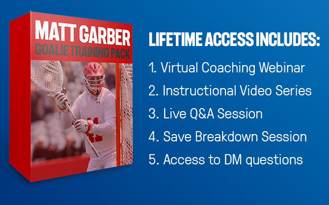 Matt Garber - College Goalie Training Pack