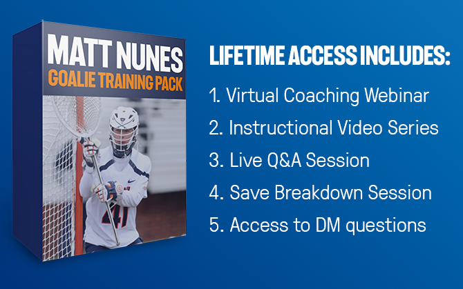 Matthew Nunes - College Goalie Training Pack