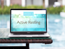 muse spa active resting laptop poolside copy