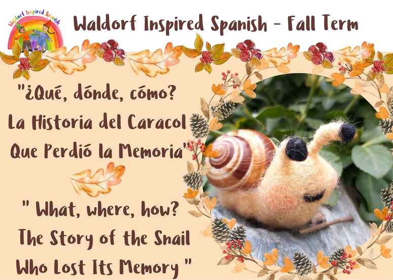 Fall Cycle - Waldorf Inspired Spanish Lessons - Pack of 10 - 3 children