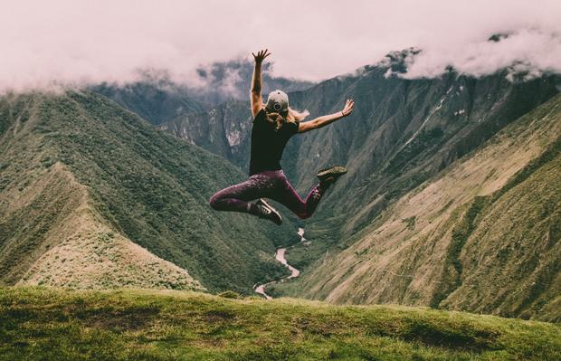 fitness-woman-energetically-jumping