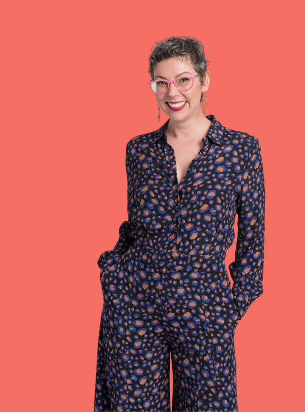 Allison standing orange