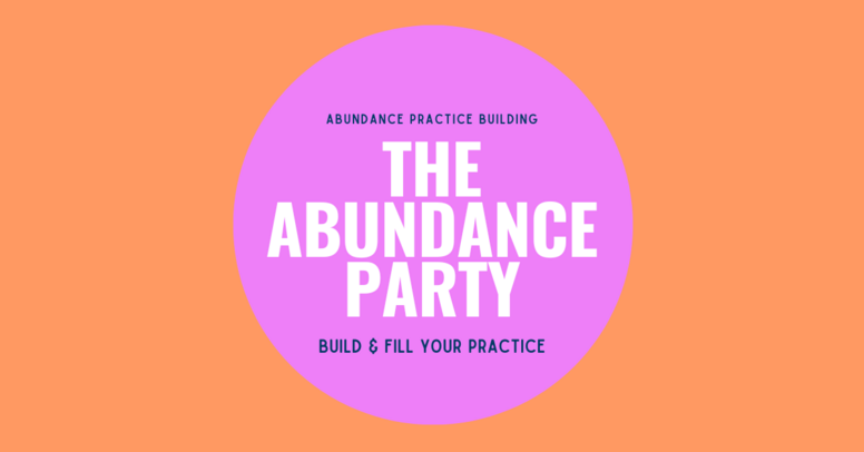 The Abundance Party 🎉 