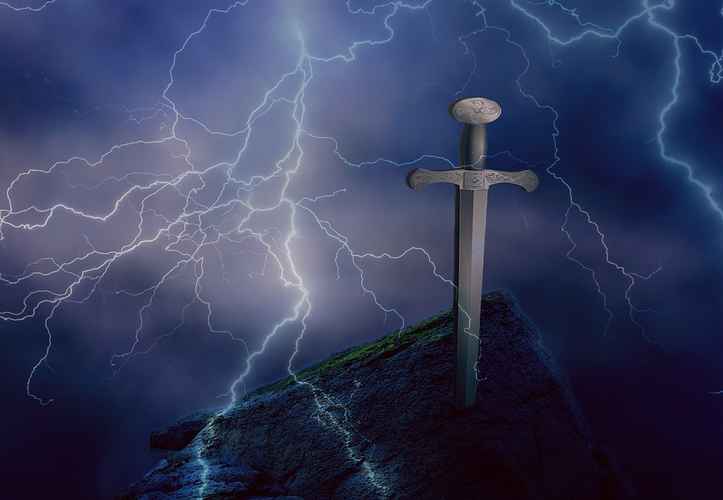 excalibur sword in stone lightening gene key lvq