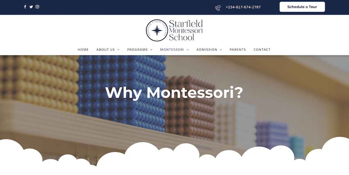 Starfield Montessori Customizations