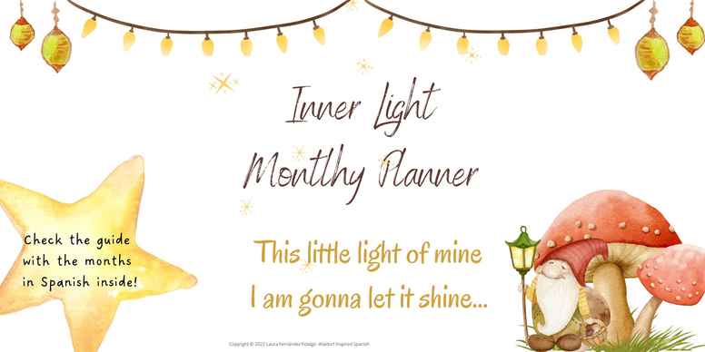 Inner Light Monthly Planner