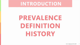 Introduction Prevalence Definition History FINAL