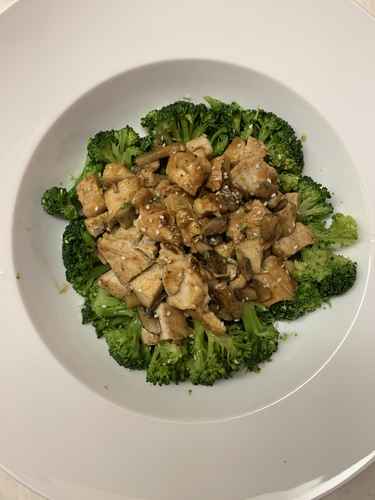 chicken and broccoli bowl