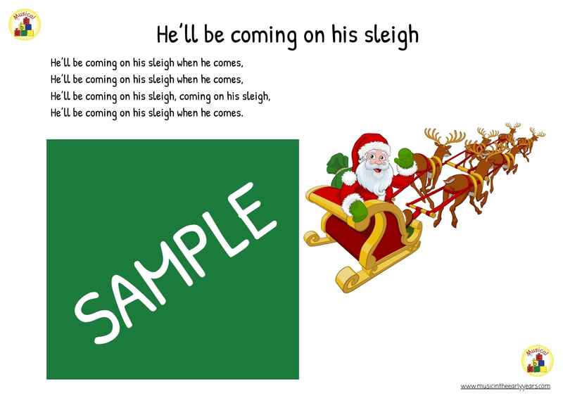 Sample He’ll be coming on his sleigh