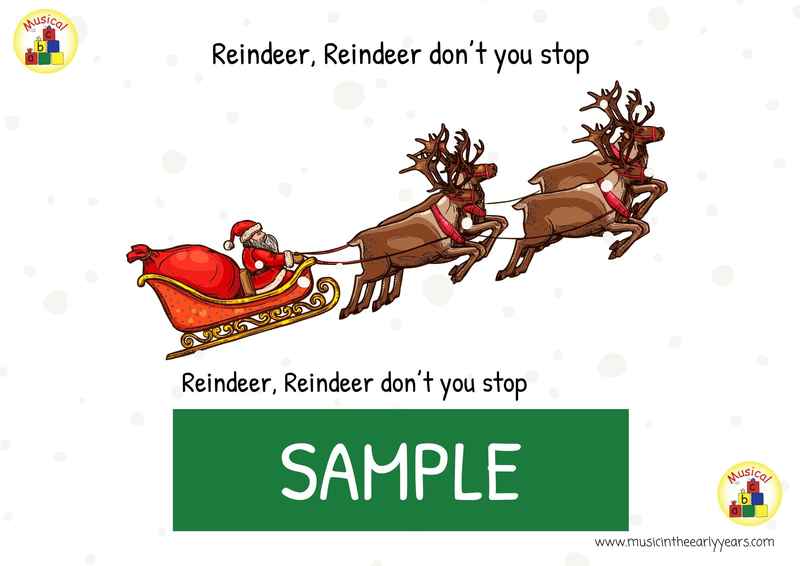 sample Reindeer, Reindeer don’t you stop