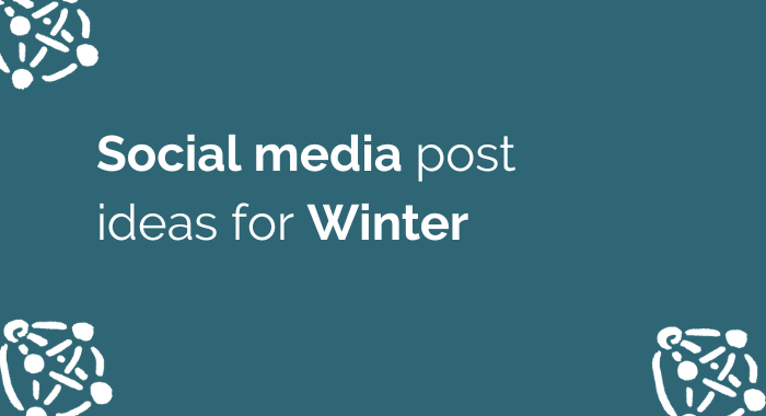 Winter social media post ideas