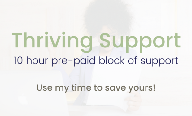 Thriving Support Cover - 10 hrs