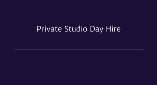Naomi Findlay Private Studio Day hire