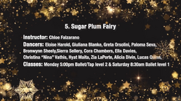 5. Sugar Plum Fairy