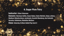 6B. Sugar Plum Fairy