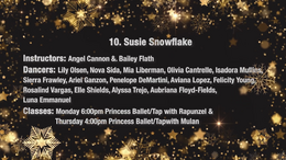 10B. Susie Snowflake