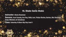 16B. Shake Santa Shake
