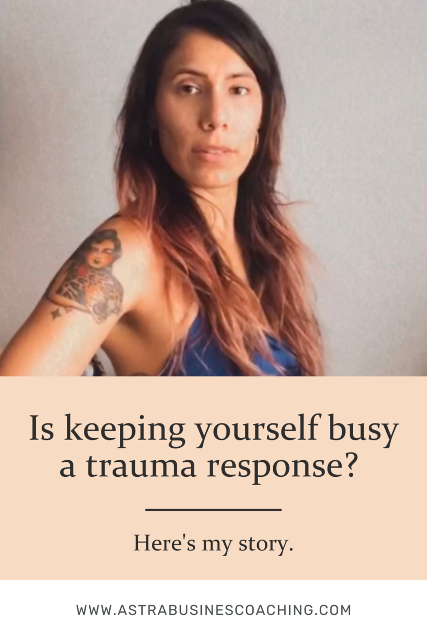 Blog Is staying busy a trauma response