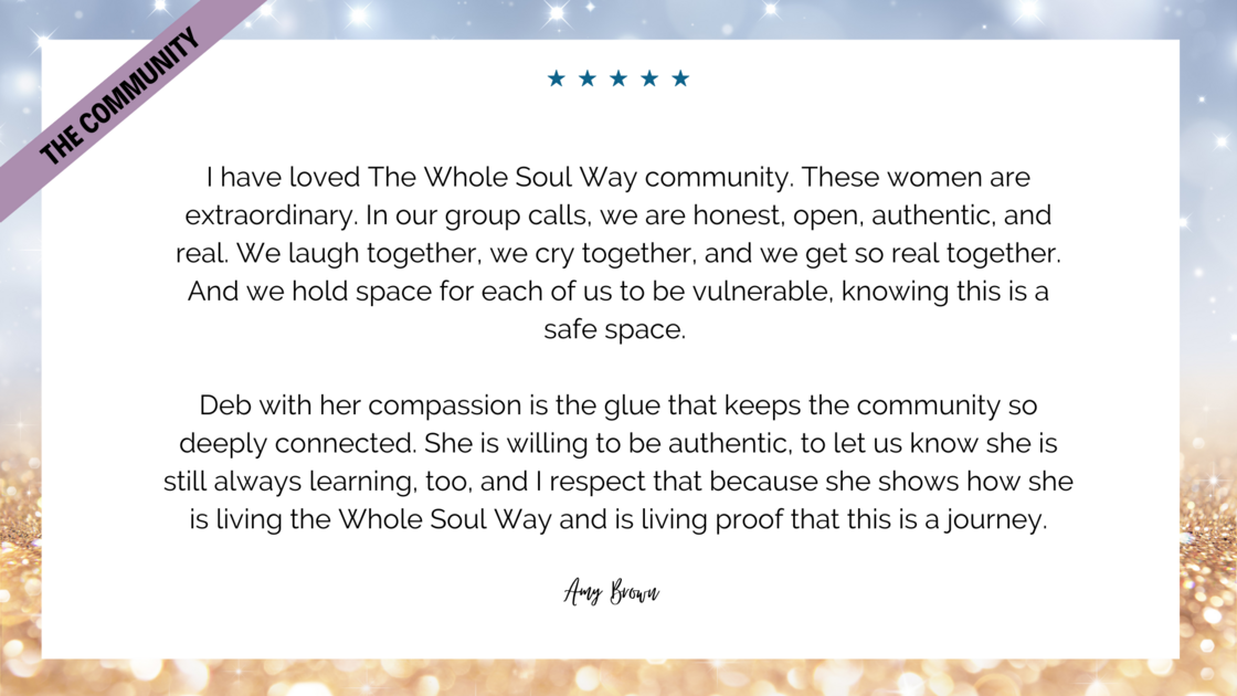 Testimonial TWSW Community Amy B