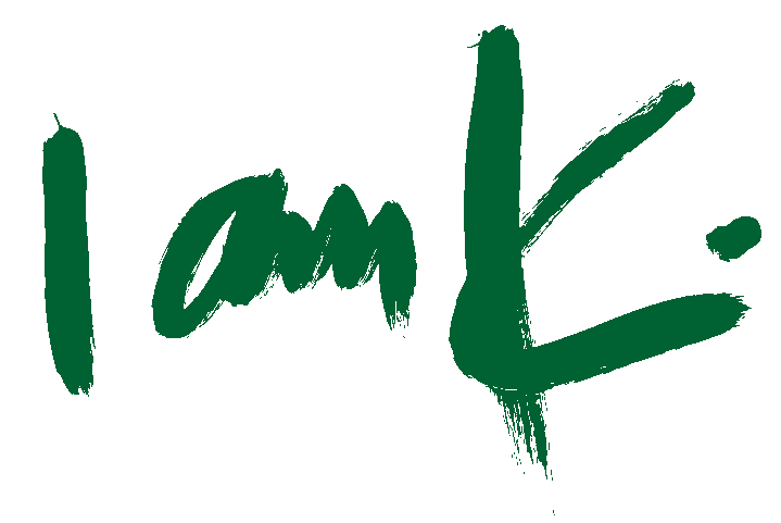 IamK Logo Green stor