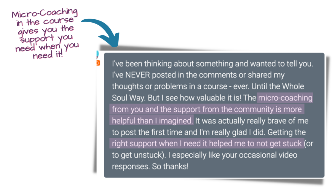 Testimonial TWSW MicroCoaching Support