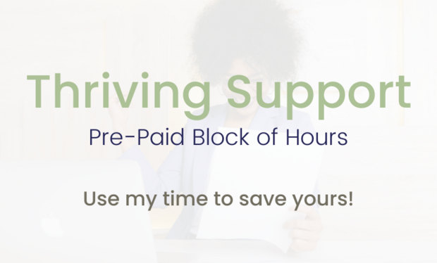 SERVICE - Thriving Support (Adhoc Hours)