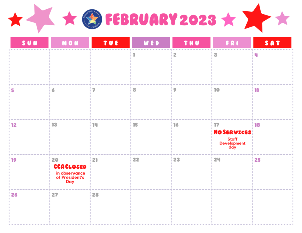 Pretty Rainbow January 2023 Sunday Start Monthly Calendar (1)