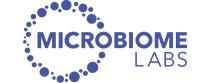 Microbiome Labs logo with a circular dotted design.