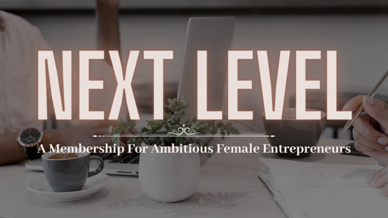 The Next Level - A Membership For Ambitious Female Entrepreneurs