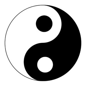 no background-yin yang