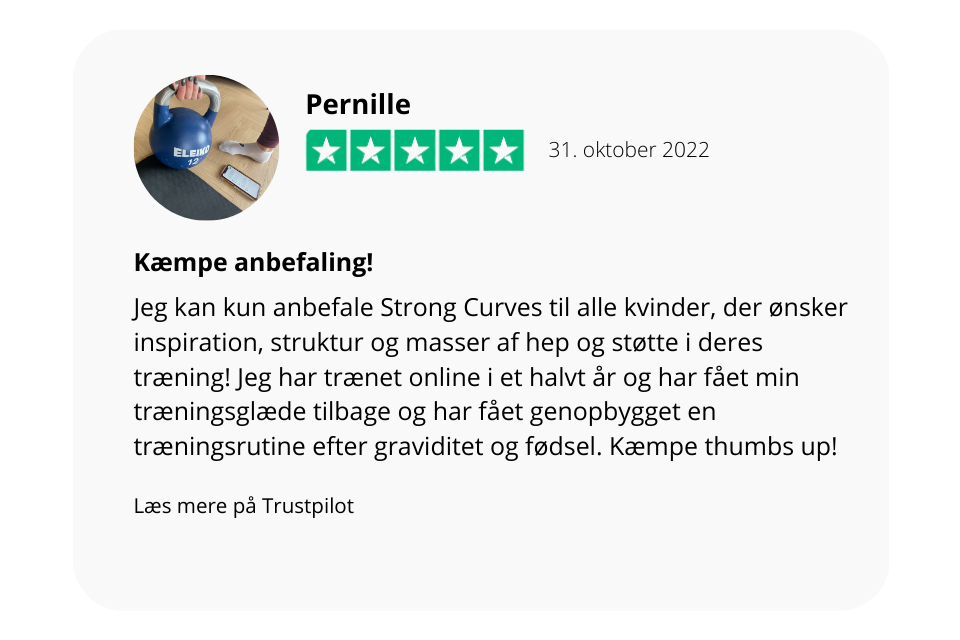 Pernille - Online hjemmetræning