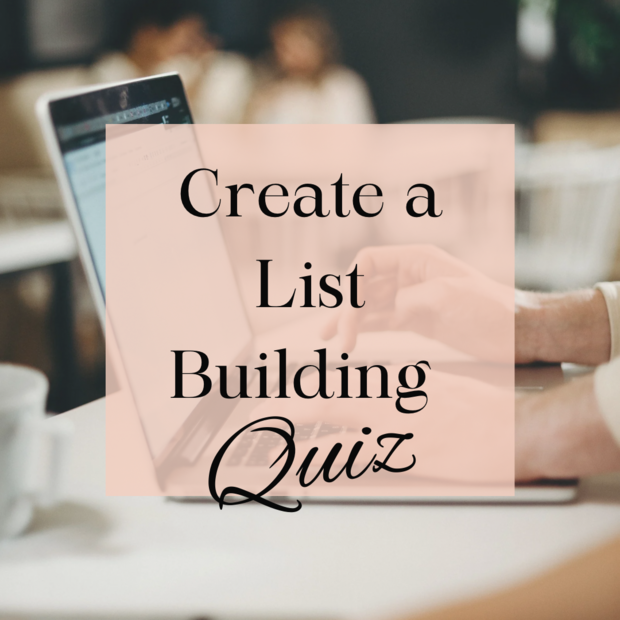 Creating an Email List Building Quiz for your fitness business