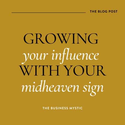 Your Midheaven Sign Influence