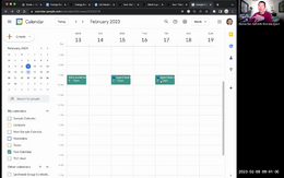 Putting open client spots in Google Calendar