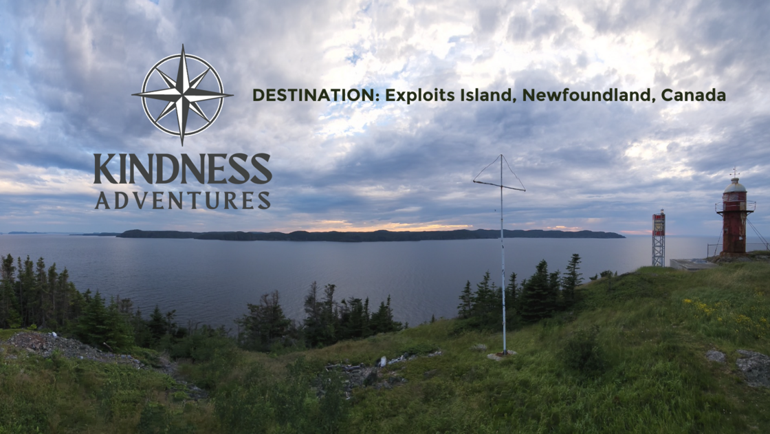 KINDNESS ADVENTURES DESTINATION- Exploits Island, Newfoundland, Canada (Facebook Cover)