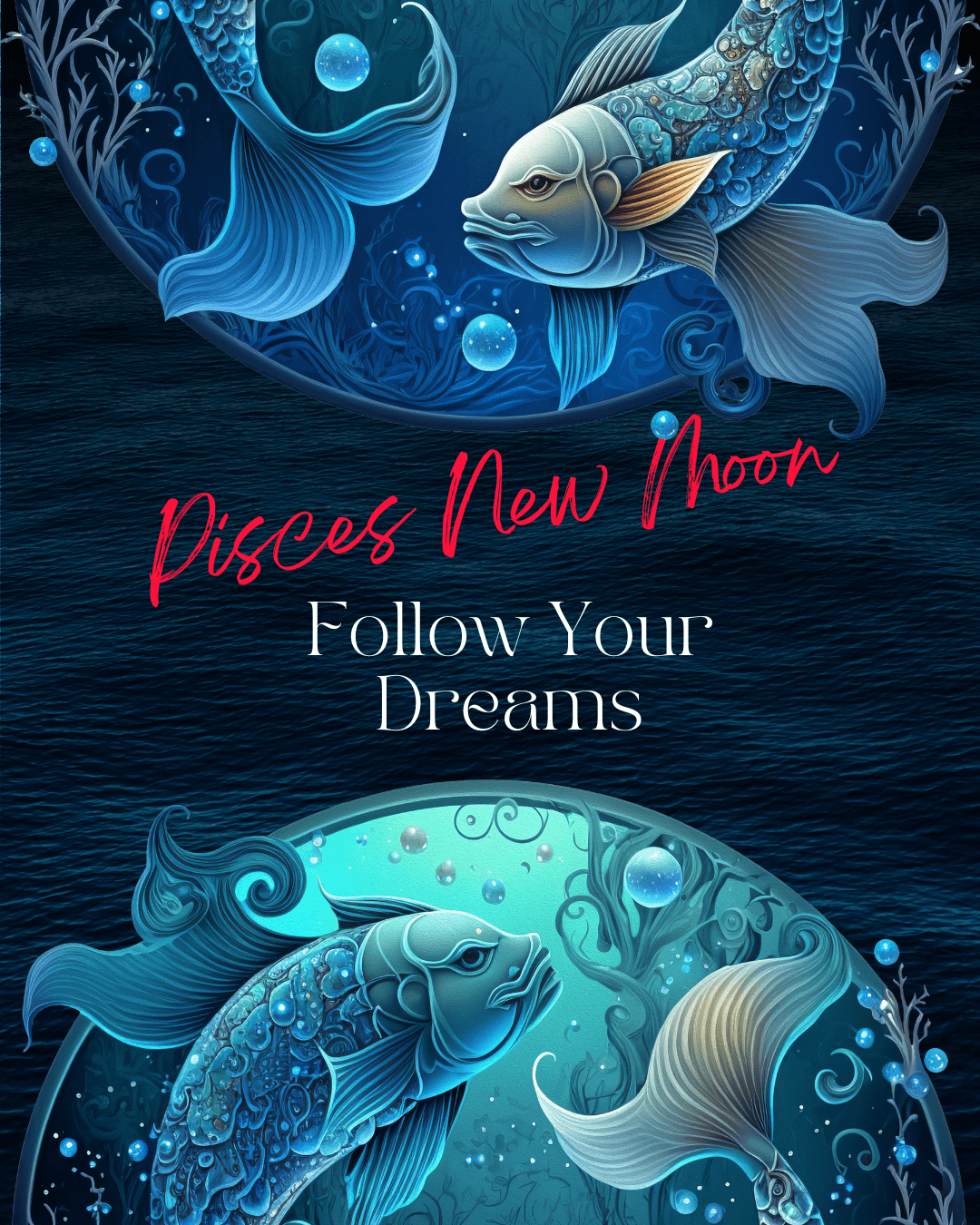 New Moon in Pisces - Feb - Follow Your Dreams