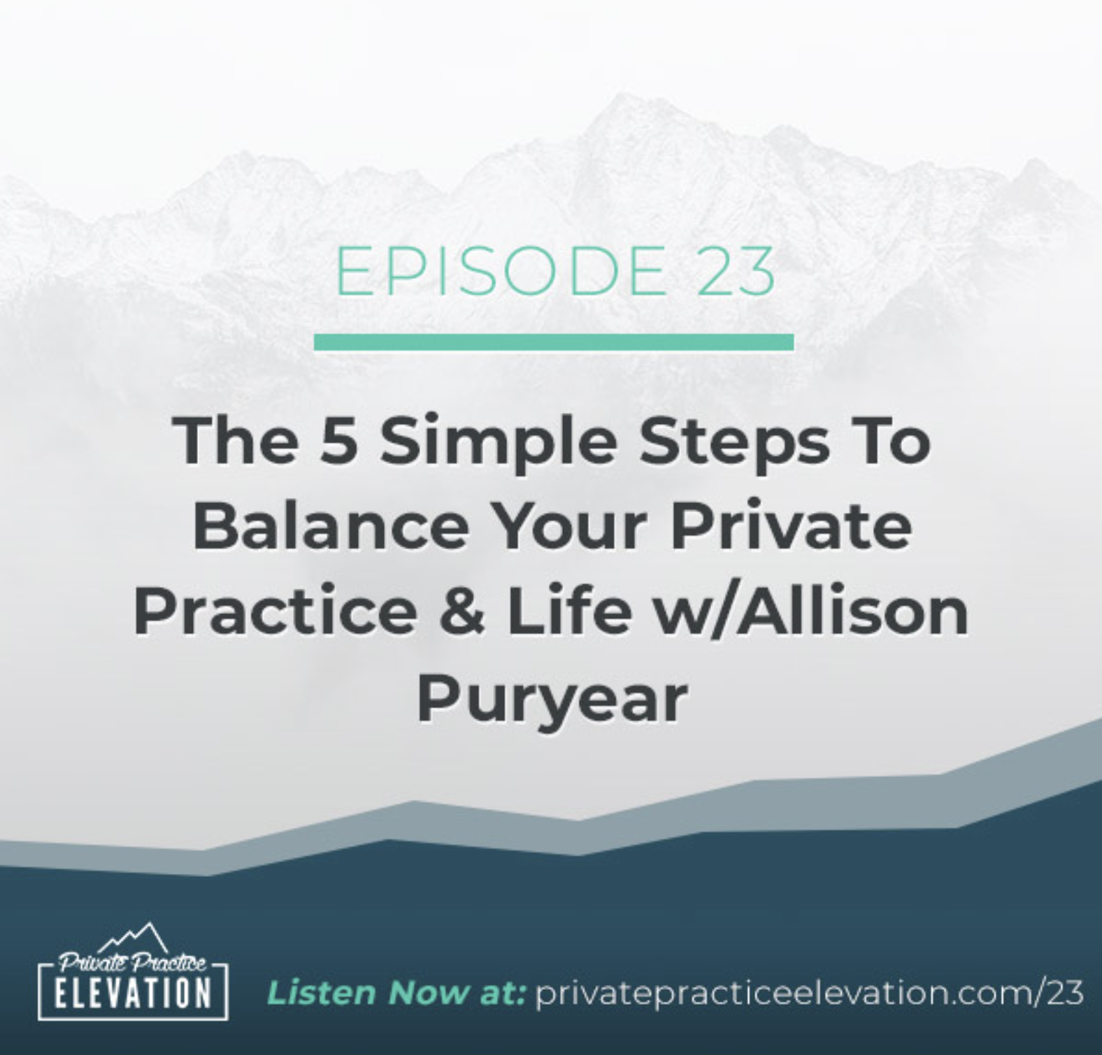 The 5 Simple Steps To Balance Your Private Practice & Life with Allison Puryear