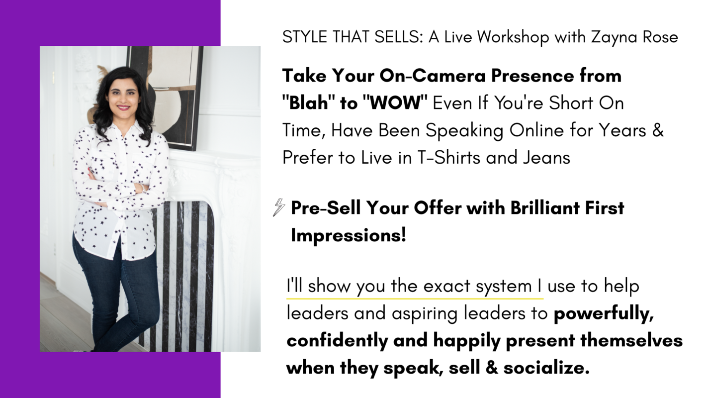 Style That Sells Workshop Preview