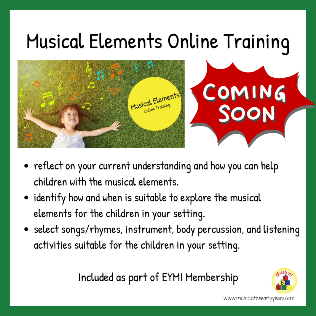 new included Musical Elements Online Training